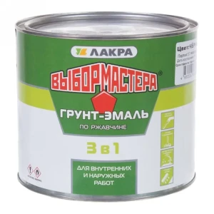 Грунт-эмаль чёрный 3в1 Выбор Мастера 1.7 кг