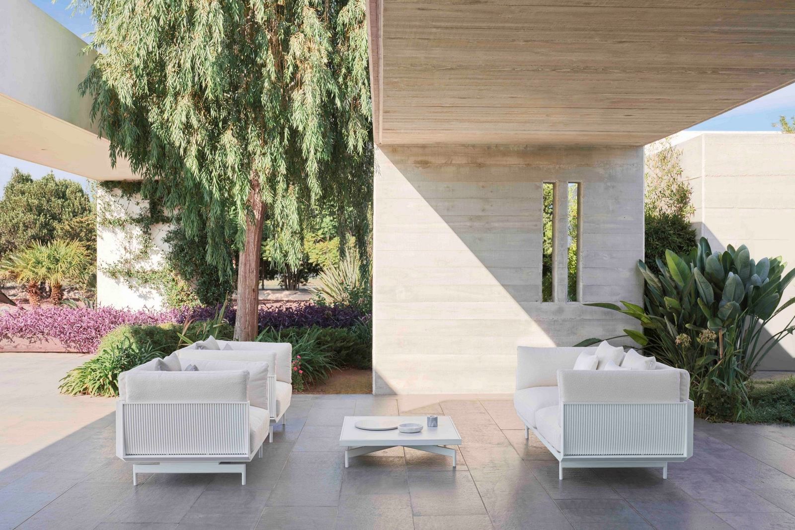 Садовый стул из ткани и алюминия с термокрытием GANDIABLASCO Onde ARCH-00136154 - Вид №43