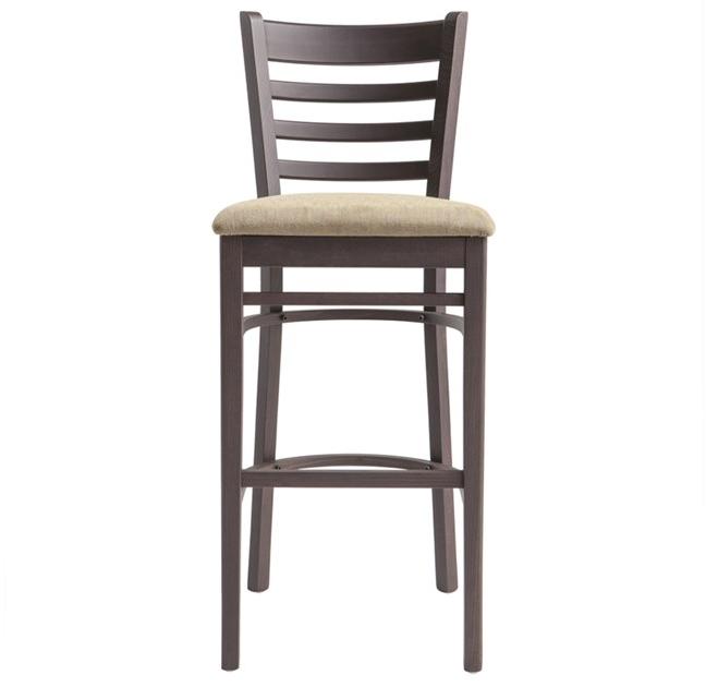 Palma Высокий табурет из бука со спинкой America 491a.i2 - Вид №1