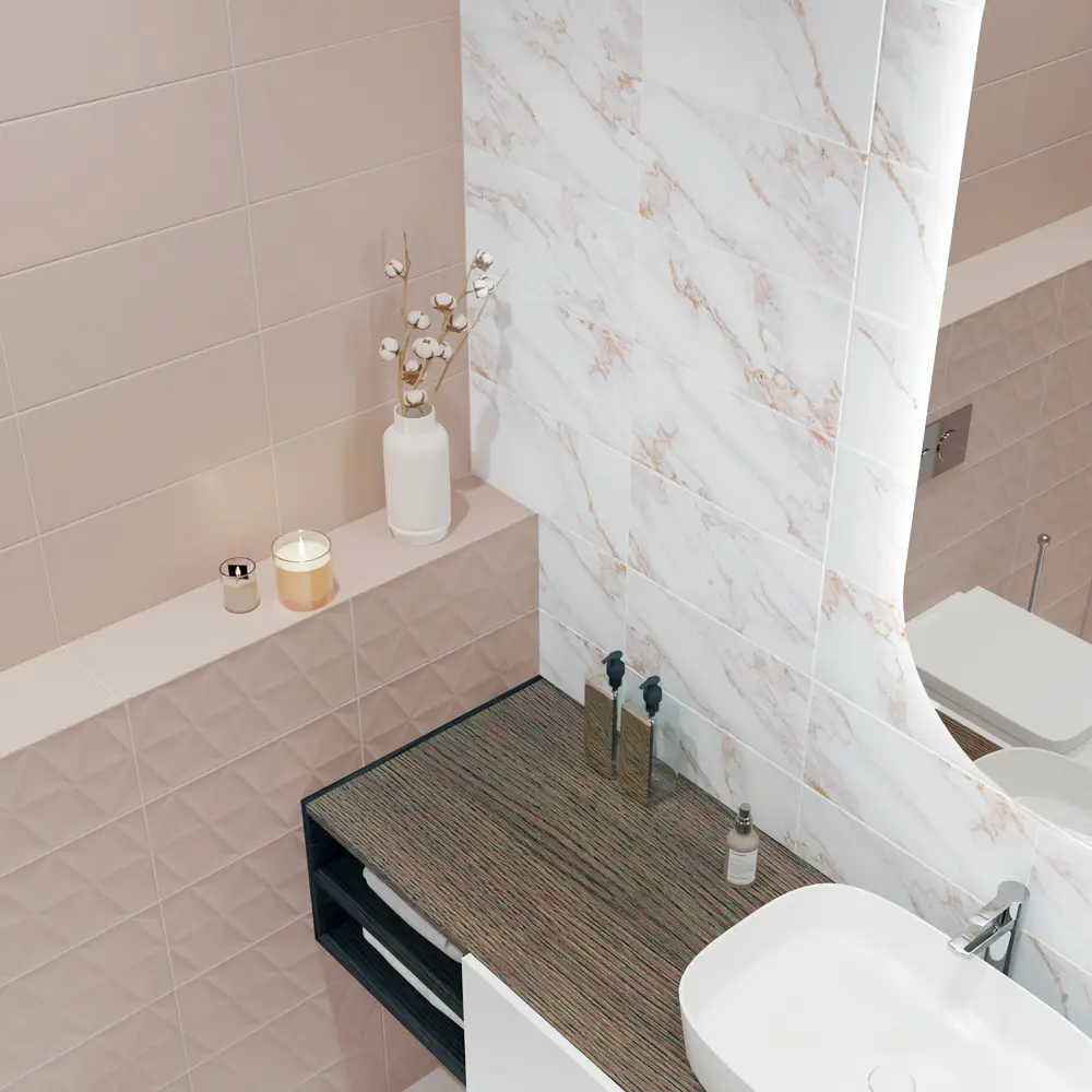 Настенная плитка KREAFORTA Mersey Clctta 20x40 см 1.62 м² матовая цвет бежевый STLM-2034415 - Вид №5