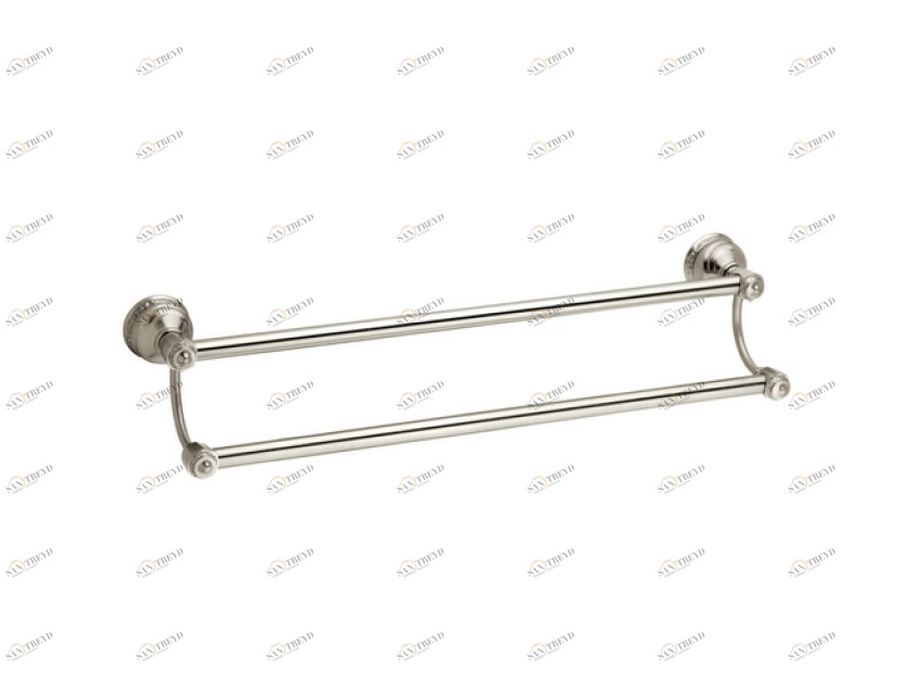 041079.000.30 Вешалка для полотенец двойной 600мм Античная латунь Mestre Austral