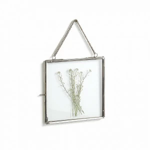 Фоторамка на стену 15x15 см серебристая Caribou от La Forma LA FORMA CARIBOU 00-3865215 Зеленый;прозрачный;серебро