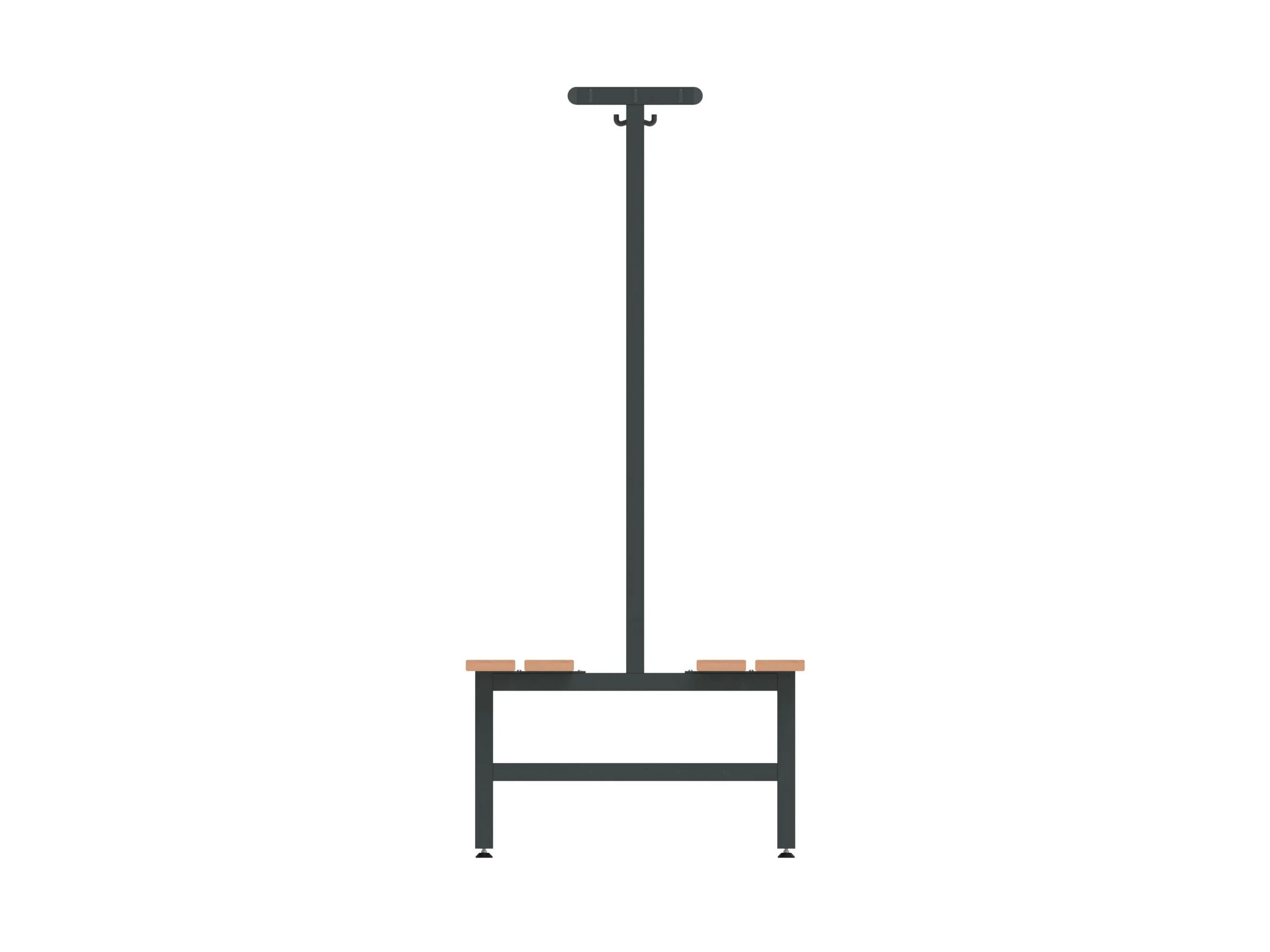 Стальная и деревянная скамейка для спортивных сооружений FUNCTIONALS Tertio ARCH-00028620