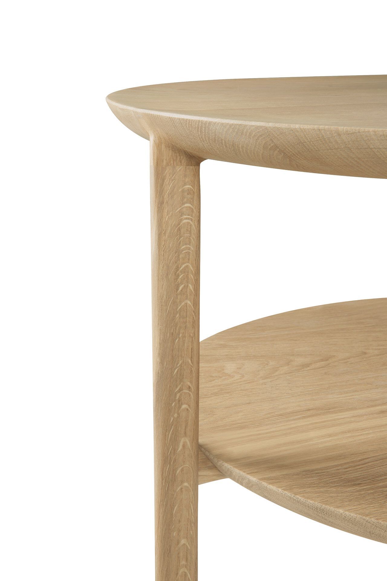 Овальный журнальный столик из дуба Ethnicraft Bok ARCH-00011347 - Вид №4