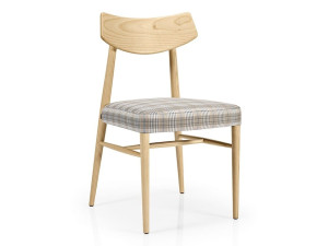 Деревянный мягкий стул