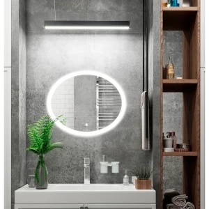 Зеркало для ванной Omega Glass Тип 1 SD94 с подсветкой 90x60 см овальное