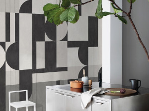 Геометрические обои ПВХ бесплатно, экологически чистые, моющиеся