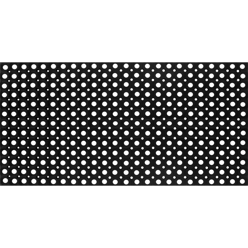 Коврик грязезащитный каучук 50x100 см цвет черный 89406624 STLM-2064194 Santreyd  - Вид №1