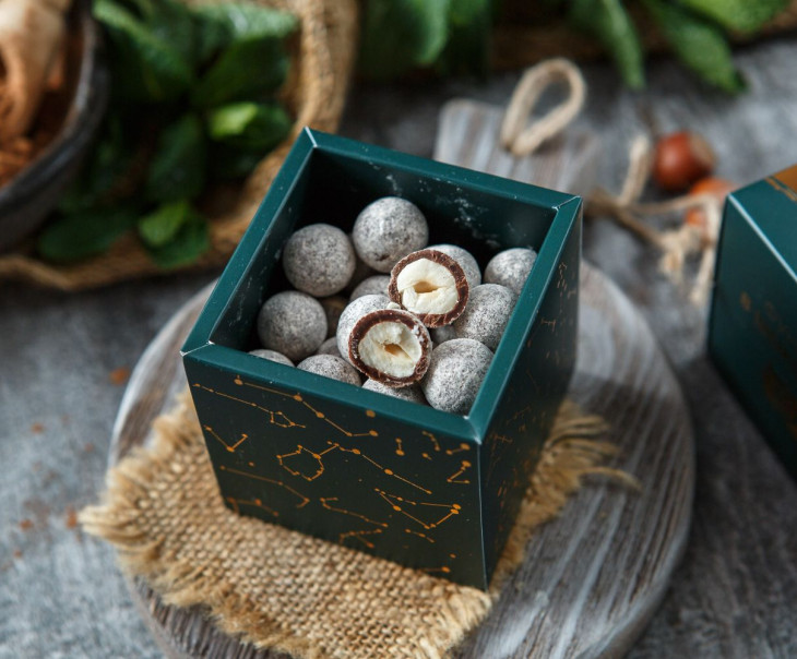 5558 Фундук в шоколаде, 100 г Вкусляндия 