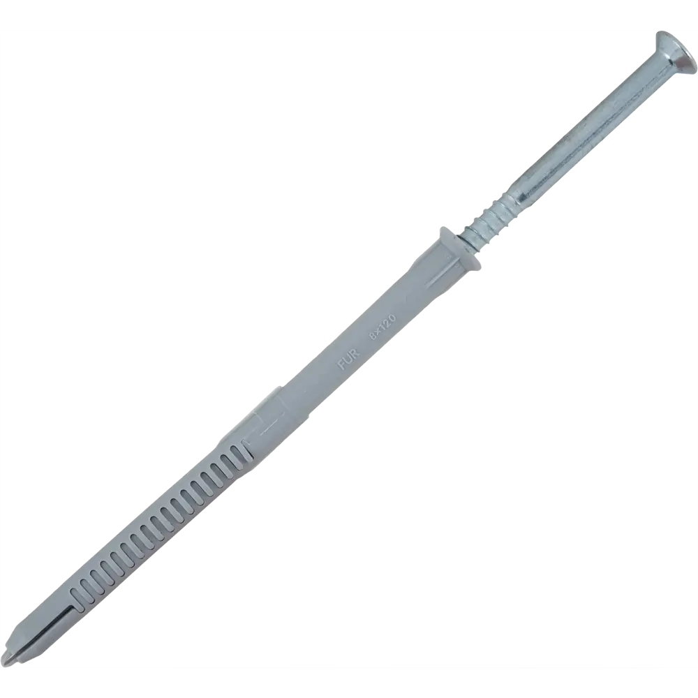 Дюбель-шуруп Fischer T FUR фасадный универсальный 8x120 мм нейлон/оцинкованная сталь 12471424 STLM-2010186 