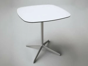 ENEA Квадратный стол с алюминиевым основанием и столешницей из hpl Lottus tables