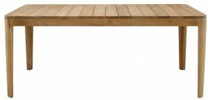 Ligne Roset Прямоугольный садовый стол из тика Elizabeth 19950071