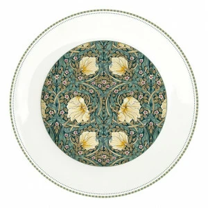 Тарелка фарфоровая обеденная темно-зеленая "Уильям Моррис" EASY LIFE УИЛЬЯМ МОРРИС 00-3946992 Зеленый