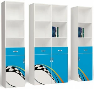 Стеллаж узкий ABC-KING La-Man, (правый)голубой