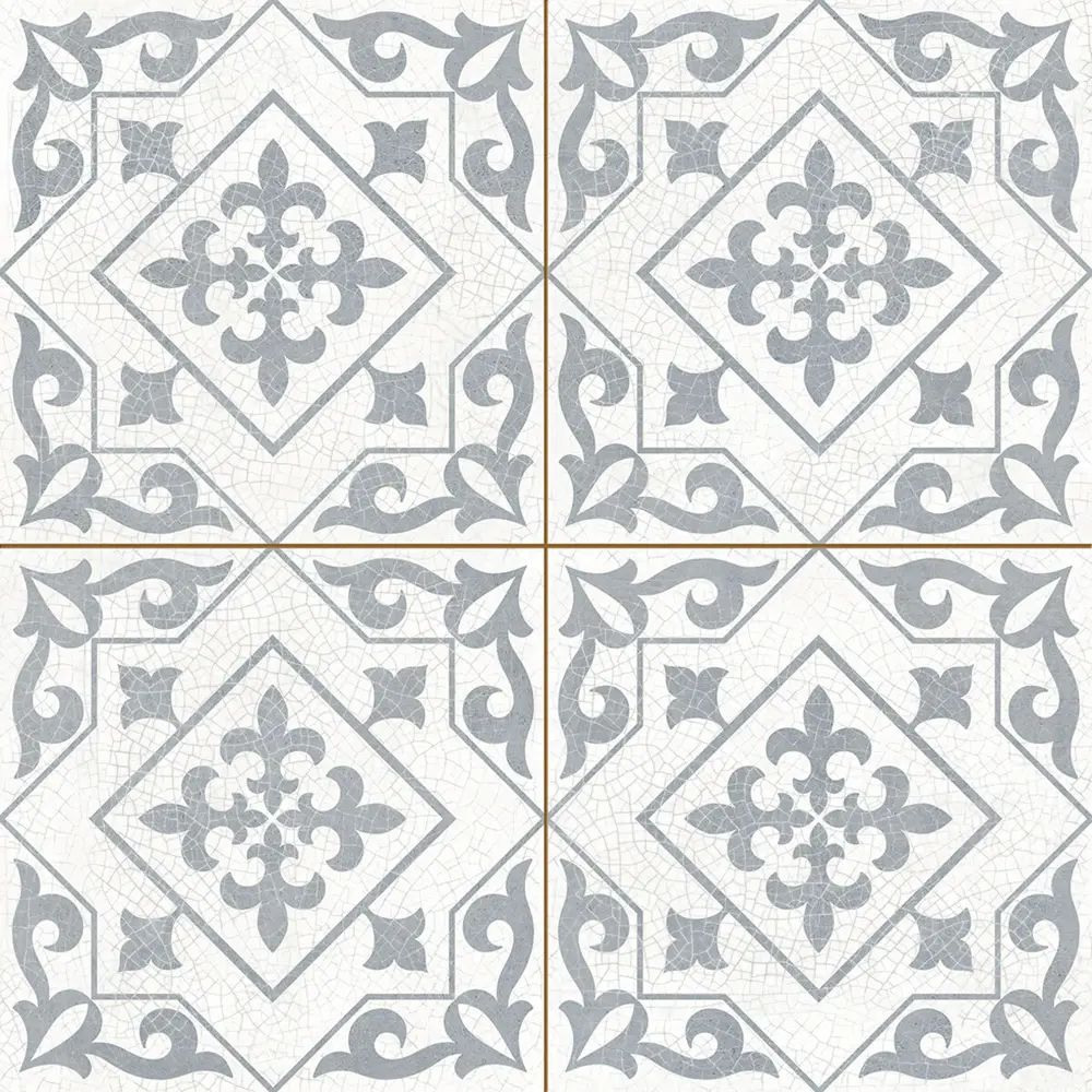 Глазурованный керамогранит Temple Silver 45x45 см 1 м² матовый цвет серый Santreyd Timeless STLM-2055441