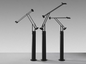 Алюминиевый торшер с гибкой рукояткой