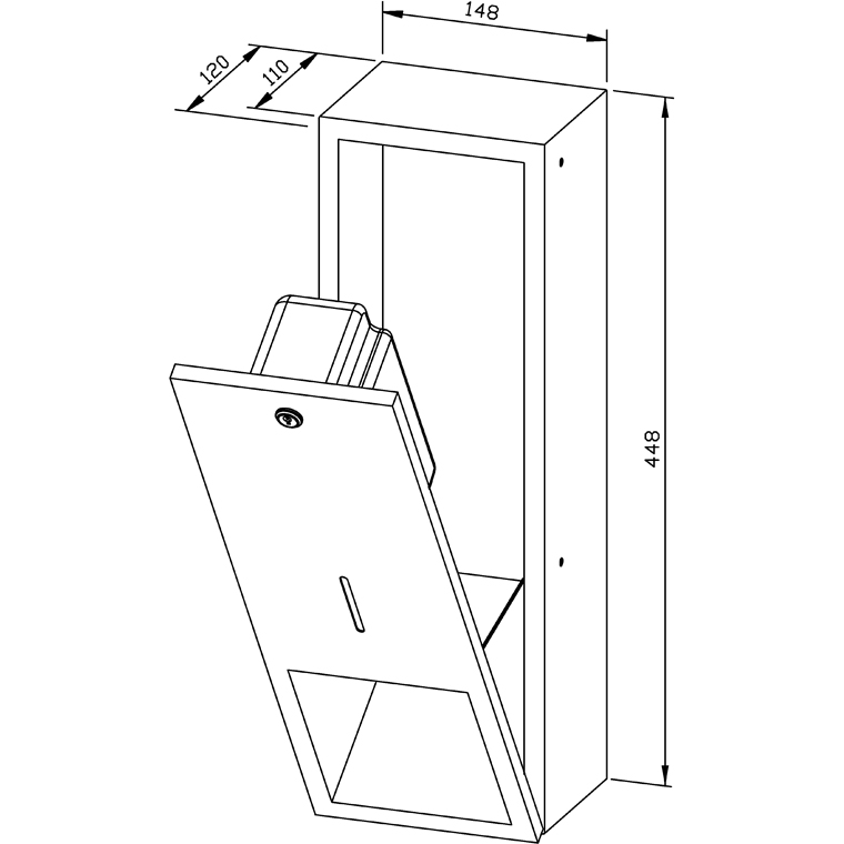 728146 Дозатор жидкого мыла WP208 WAGNER_EWAR A-LINE Wagner Ewar  - Вид №1