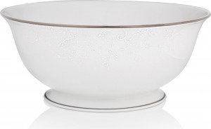 10529236 Lenox Салатник круглый Lenox "Фарфоровое кружево,Маркеса" 21см Фарфор костяной