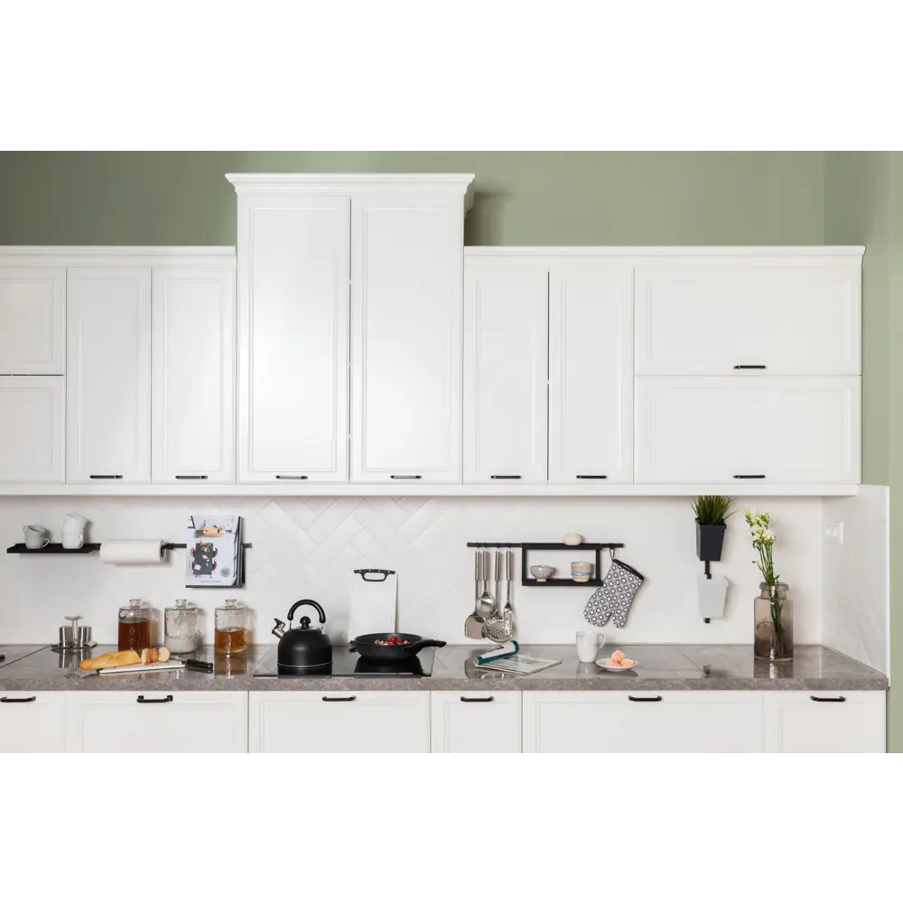 Фасад для кухонного шкафа Реш 33.1x102.1 см Delinia ID МДФ цвет белый STLM-2131416 - Вид №8