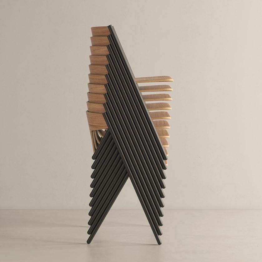 Viccarbe Штабелируемый стул из фанеры sun-id-1404379 - Вид №2