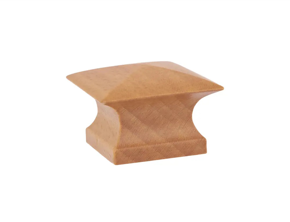 86900221 Ручка-кнопка мебельная Chrys Wood дерево цвет коричневый STLM-1007528