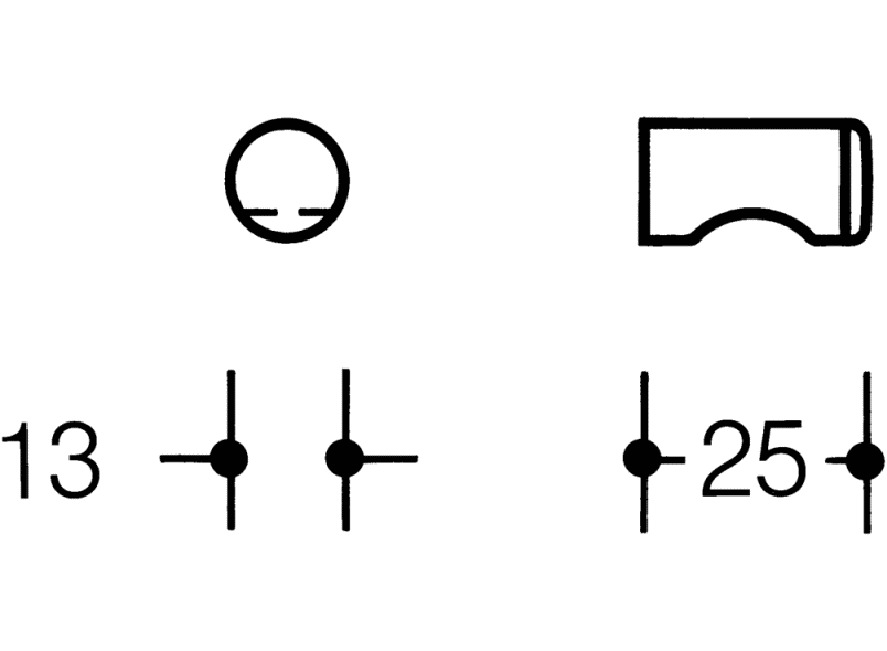 557.13 мебельная ручка HEWI USA Produkte  - Вид №18
