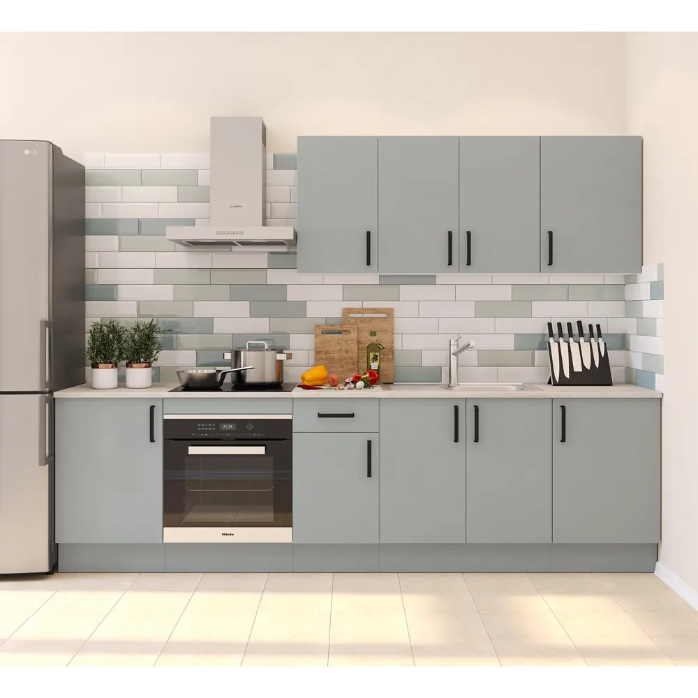 Кухонный шкаф напольный Нарбус 50x85x60 см ЛДСП цвет серый Santreyd STLM-2089232 - Вид №18