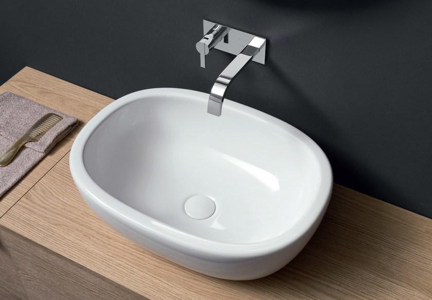 Накладная раковина на столешницу  овальная Nic Milk sun-id-1473292 - Вид №2