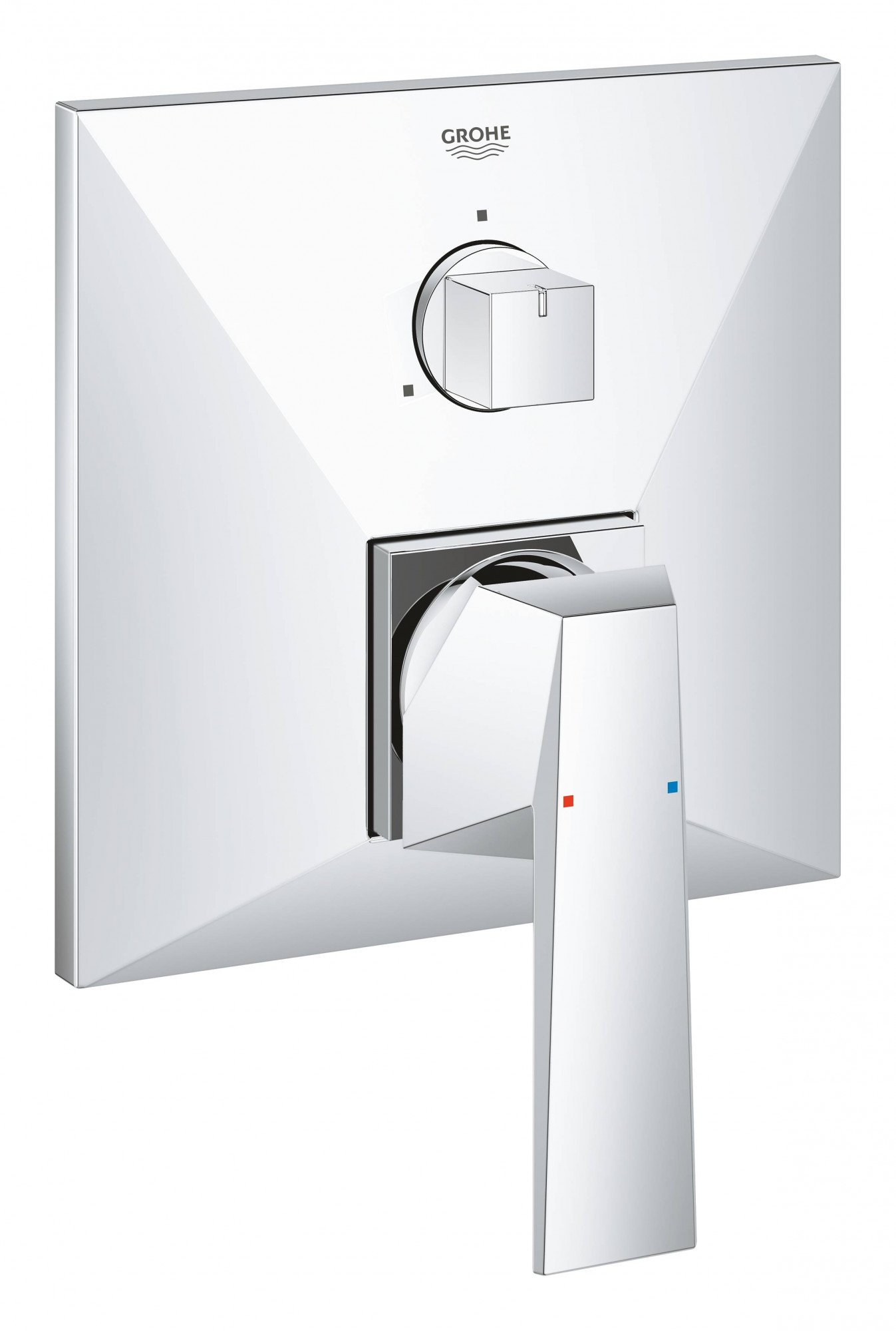 Внешняя часть смесителя для ванны GROHE Allure Brilliant с переключателем на 3 положения, хром (24099000)