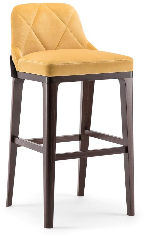 Tirolo Табурет из массива дерева и ткани со спинкой Gill 070 sg - Вид №4