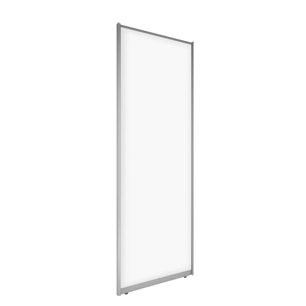 Дверь-купе Spaceo 2455x604 мм, высота проема 2500 мм, ЛДСП, цвет белый STLM-2091902 - Вид №1