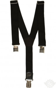 59848 Подтяжки черные  Ремни, подтяжки, фурнитура размер