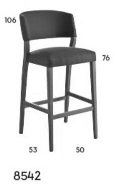 Sedex Высокий стул с обивкой Curvy sun-id-1392575 - Вид №2