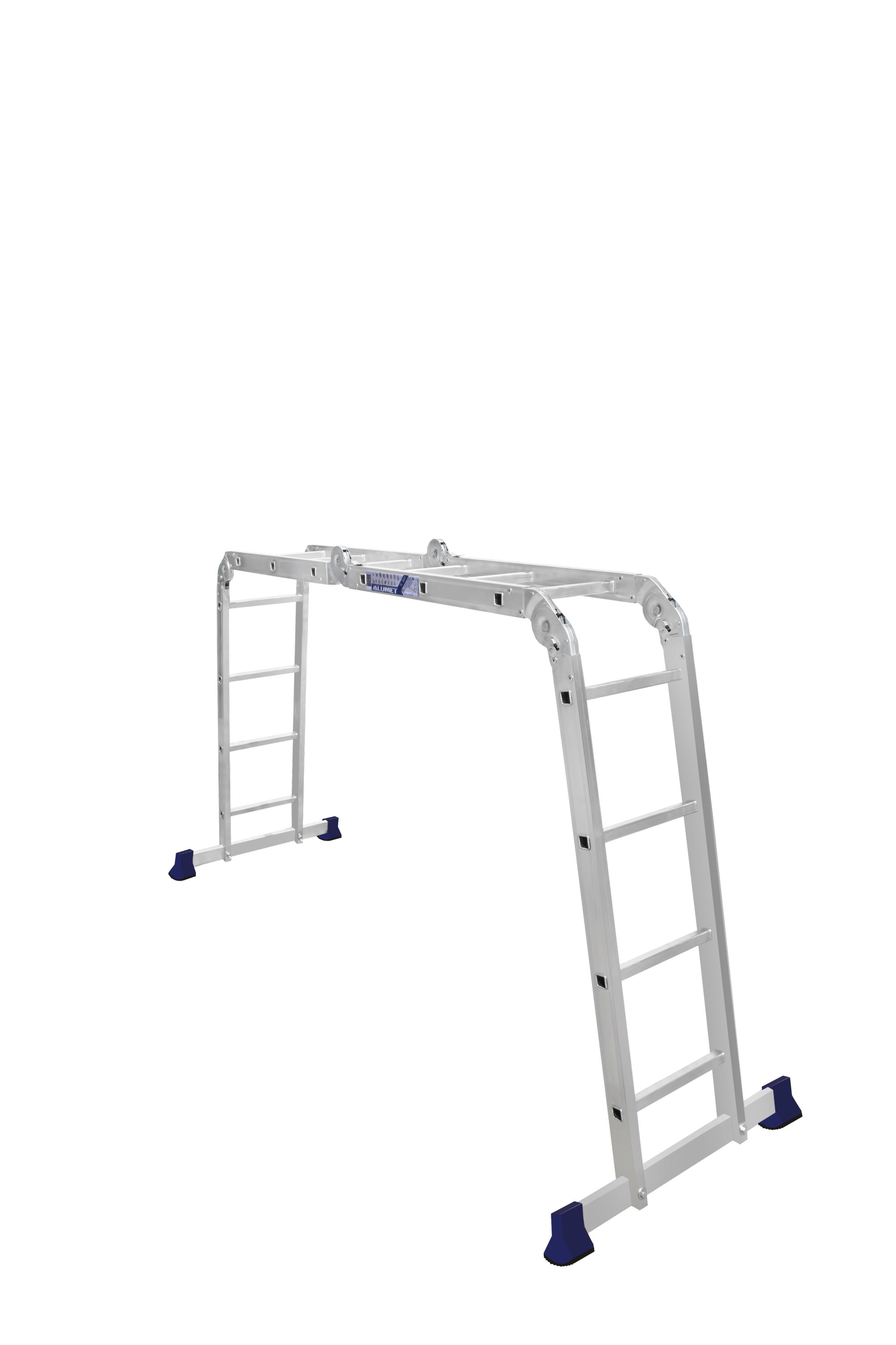 Алюминиевая четырехсекционная шарнирная универсальная лестница (трансформер) TL 4045 ALUMET  - Вид №1