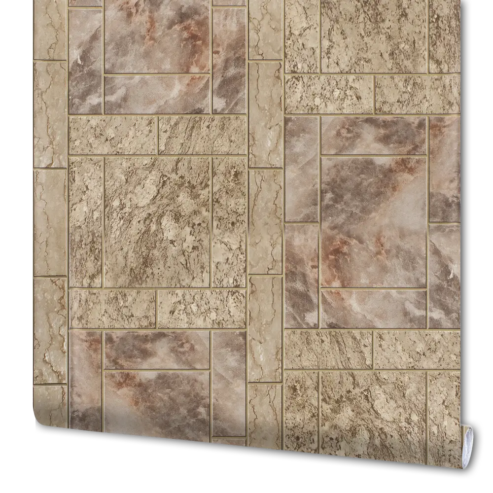 Обои бумажные Плитка бежевые 0.53 м 388-2 ВГ1 Santreyd STLM-2008668