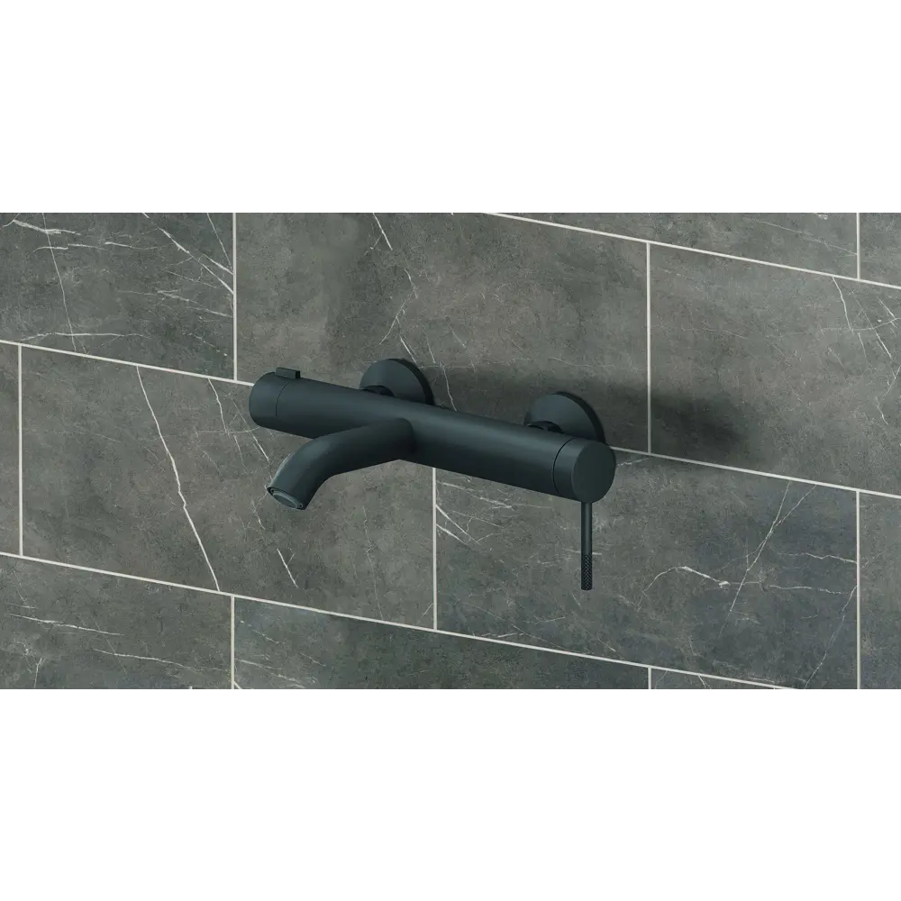 Смеситель для ванны Терни KONSENSA черный STLM-2045088 - Вид №3