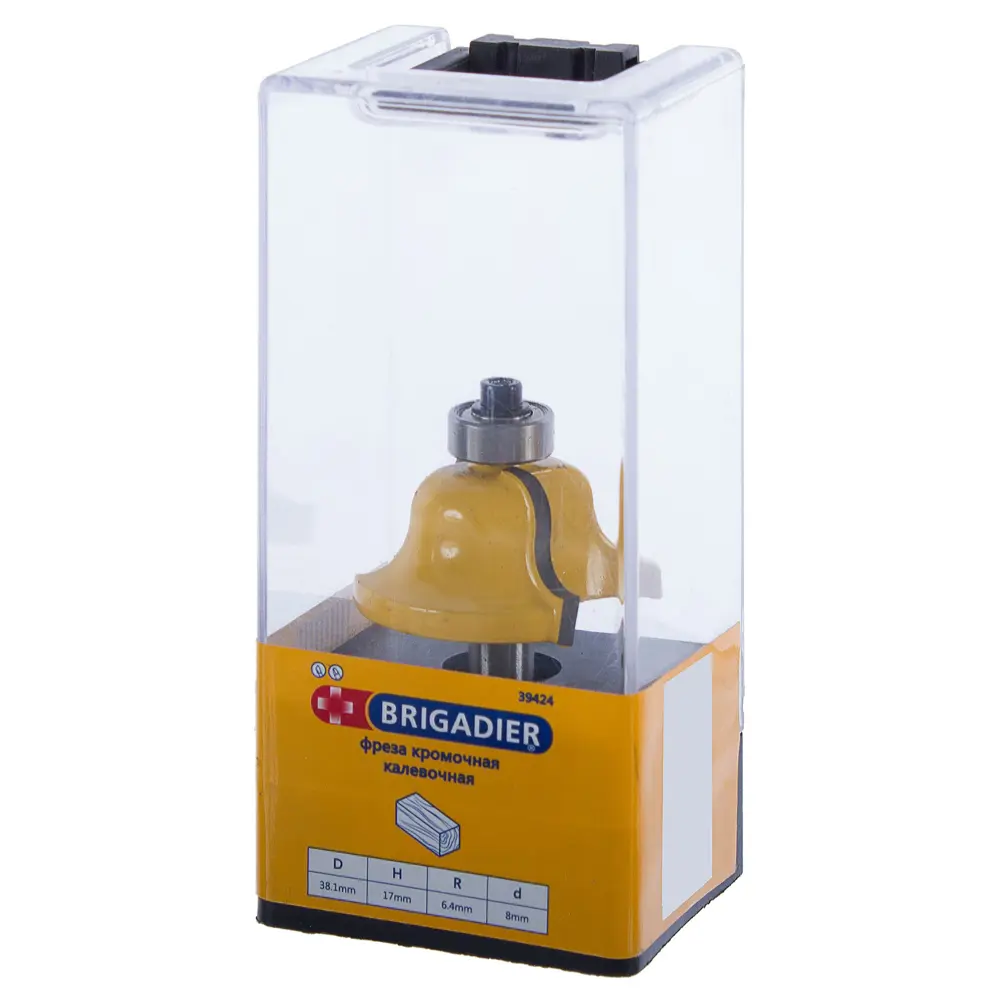 Фреза кромочная калевочная Brigadier, D38.1х17 мм STLM-2066995 - Вид №2
