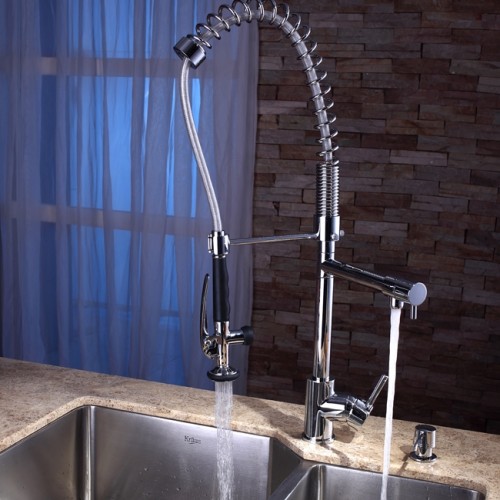 KHU123-32-KPF1602CH-KSD30CH Накладная раковина на столешницу  прямоугольная Krausru  - Вид №7