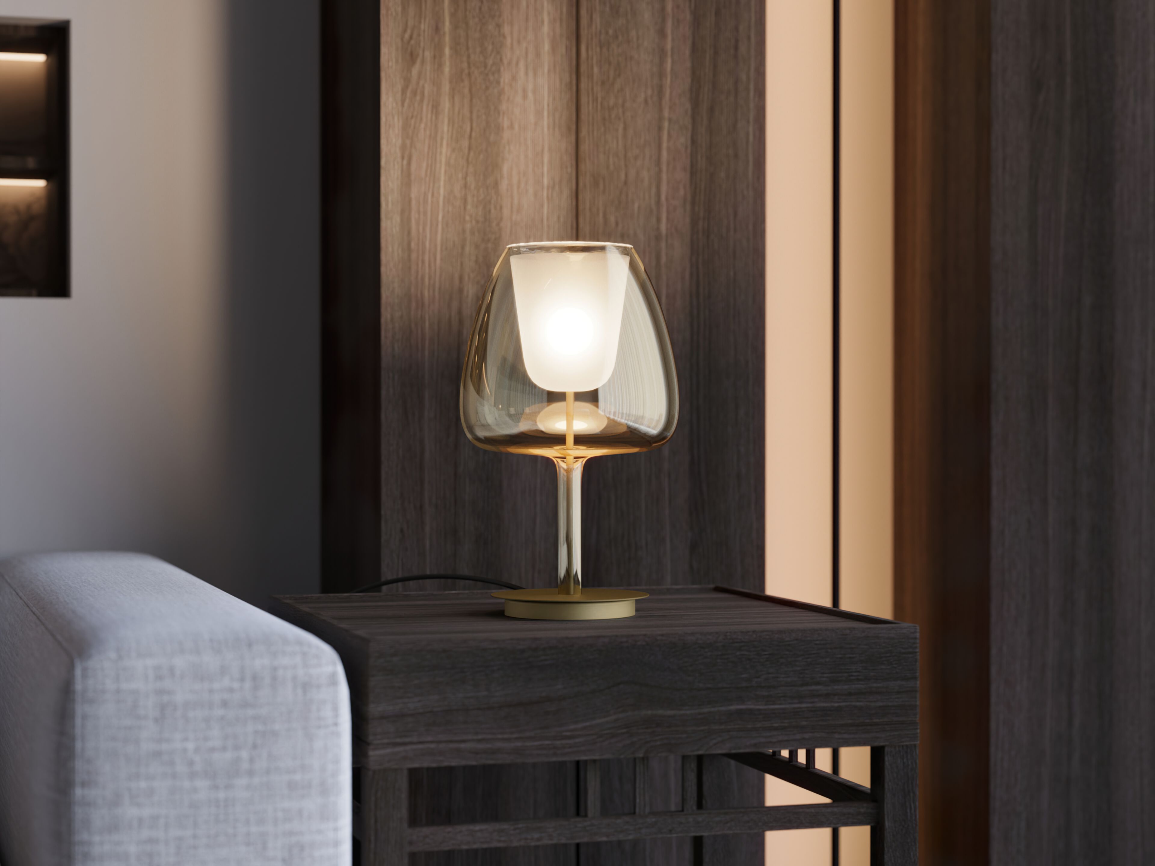 Настольная лампа из дутого стекла Cangini & Tucci Clos ARCH-00143037