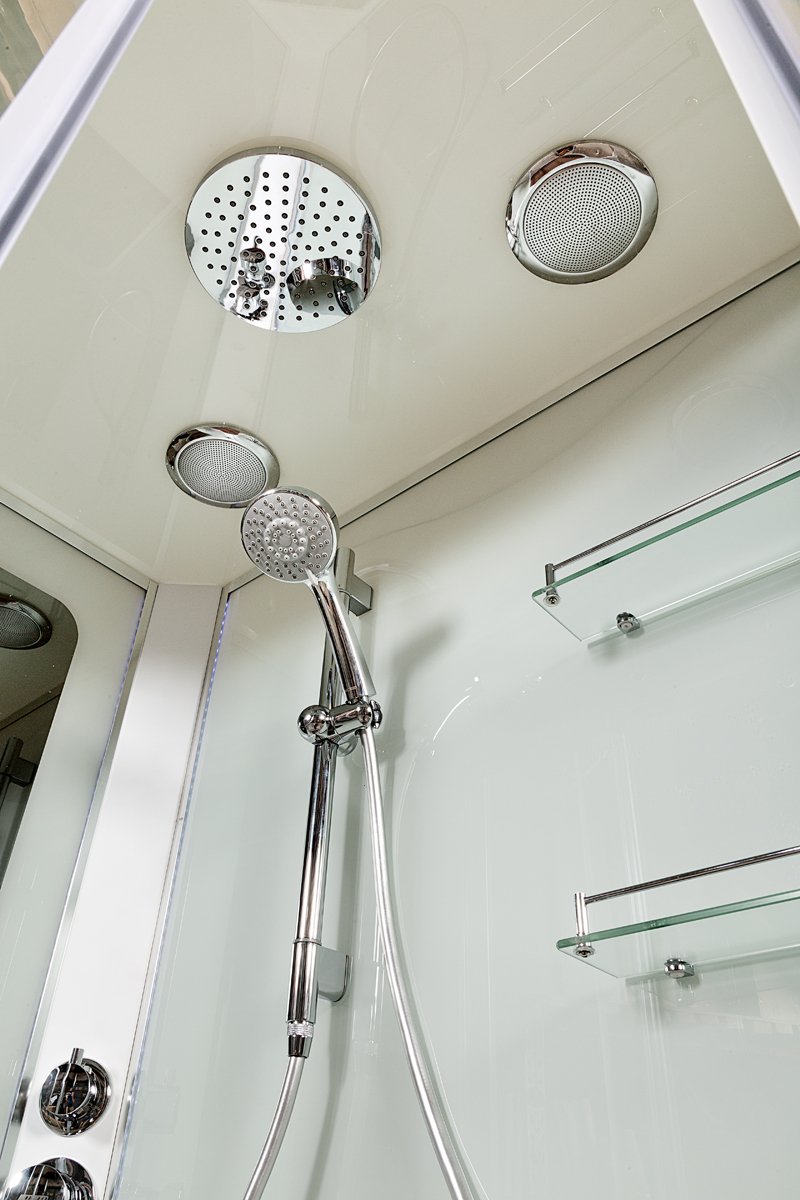 L 809 с гм. и эл. BLACK Душевая кабина DETO Серия L А102 L стандартная - Вид №7