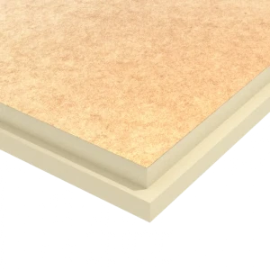 Теплоизоляционная PIR-плита 30 мм PIRROGROUP Крафт 600x1200 мм 0.702 м²