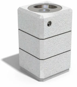 ENCHO ENCHEV - ETE Бетонный мусорный бак с крышкой для улицы  72