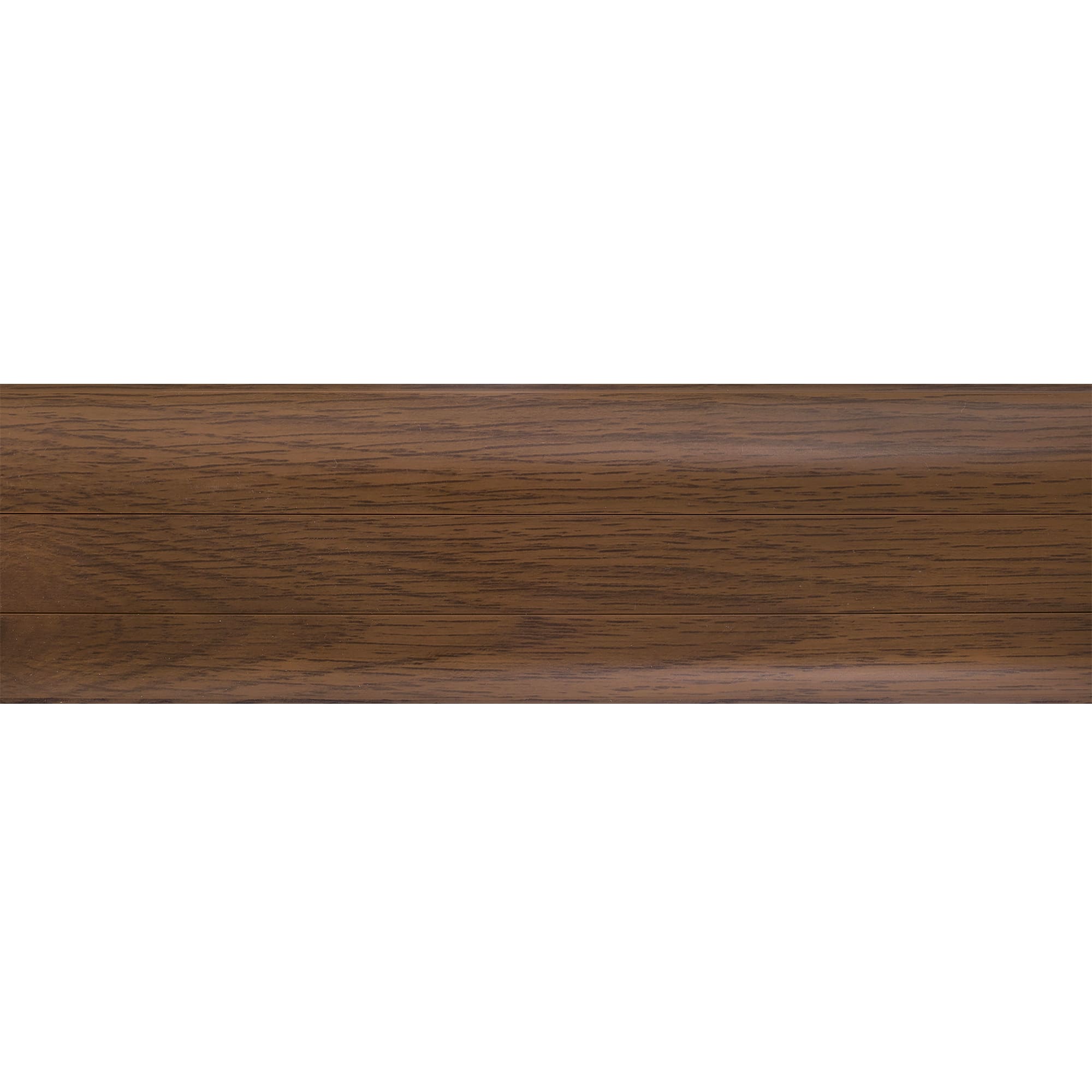 18220968 Плинтус напольный ПВХ 55 мм 2.5 м цвет орех канадский Santreyd  - Вид №1