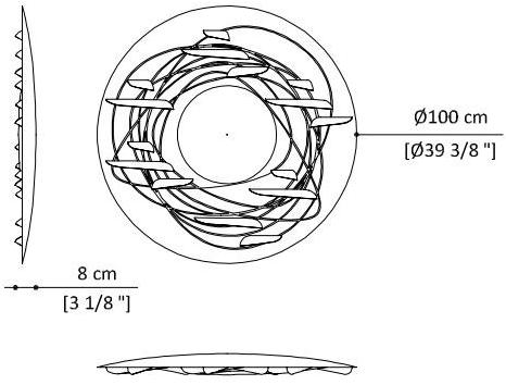 Paolo Castelli Бра из металла Anodine sun-id-1462144 - Вид №8