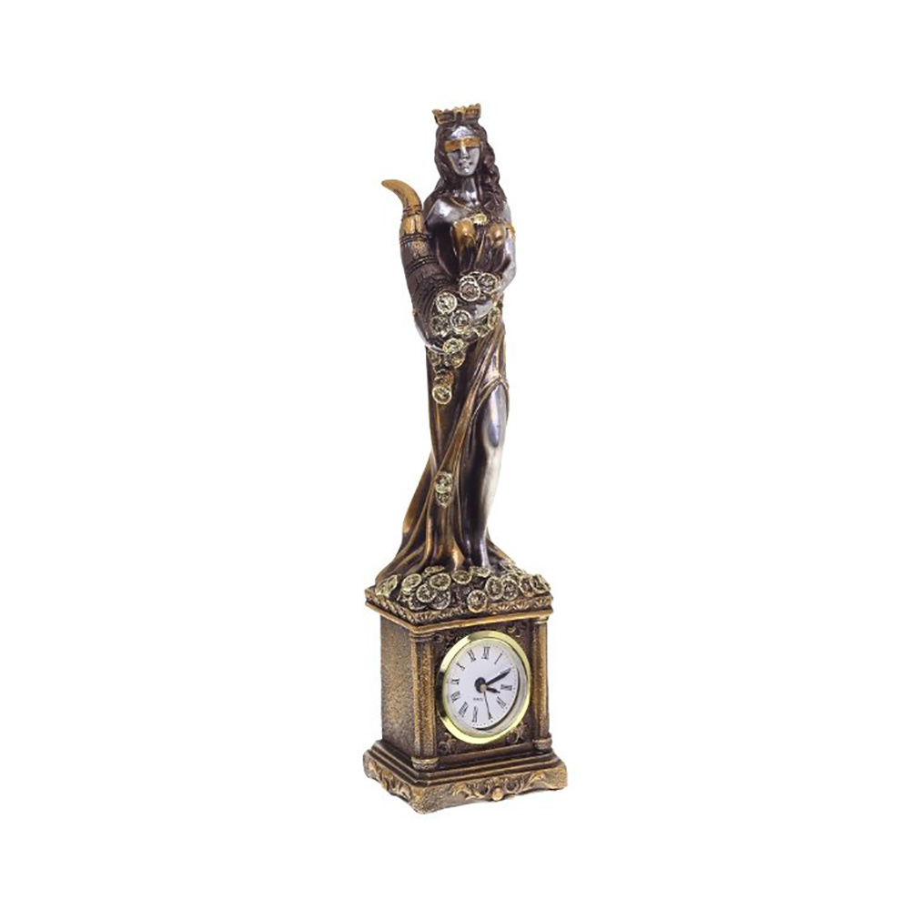 242672 Часы настольные декоративные "Фортуна" №03 7.5 х 8 х 29.5 см РЕМЕКО 