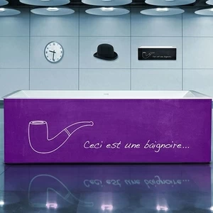 Ванна отдельностоящая Urbain Black Board Purple