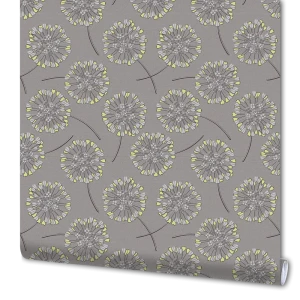 Обои флизелиновые Belvinil Ветерок серые 1.06 м 0285-21