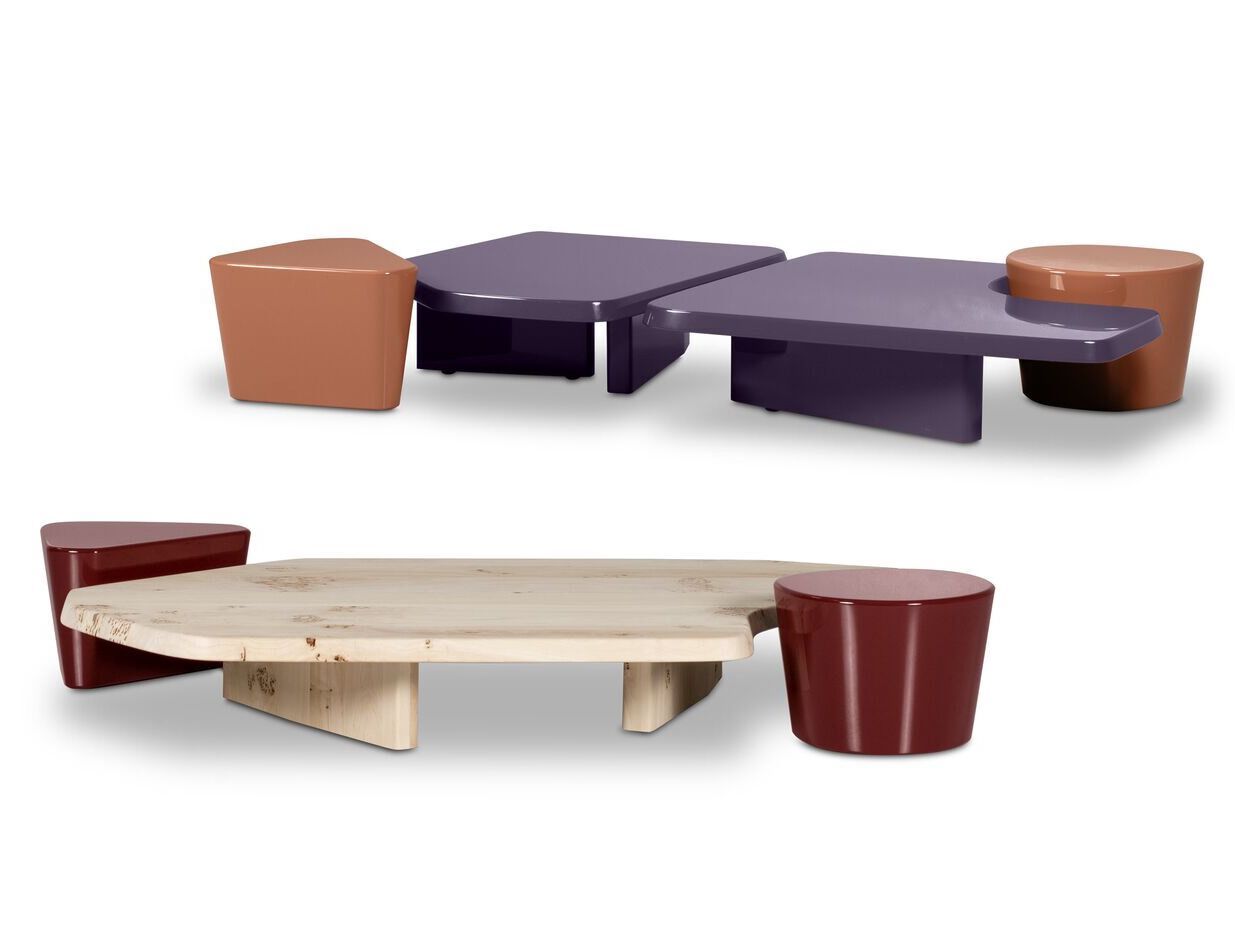 Низкий журнальный столик для гостиной Baxter AEGATES ARCH-00124469