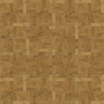 Художественный паркет Da Vinci Щитовой 26-136 Дуб (Гладкая) 500х500 мм 26010136