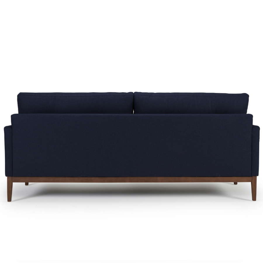 Диван трехместный Finn 01, дуб/орех, темно-голубой Kragelund 3730320521 - Вид №4